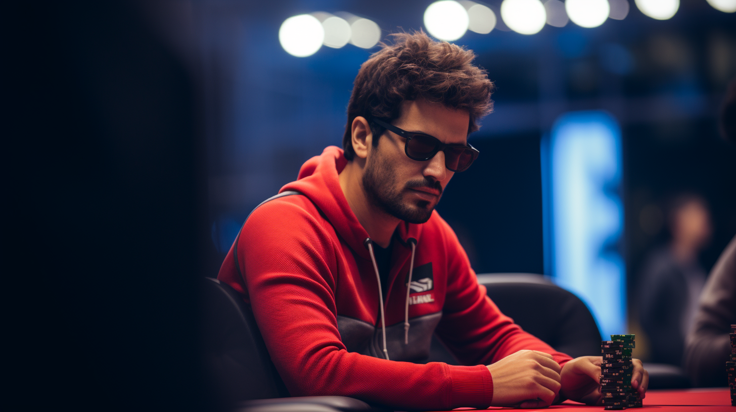 Elias Neto has an impressive chip stack and tops t...